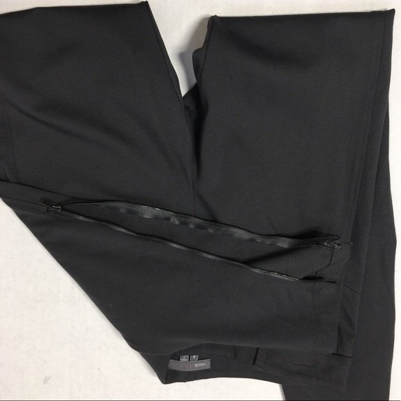 Vince Ponte Skinny Pants with Zipped Hem Gray 8 - Picture 4 of 8